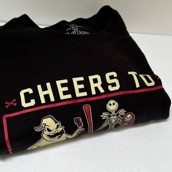 Disney Nightmare Before Christmas Cheers To‎ Fears Sweatshirt Size 2X - Picture 7 of 7